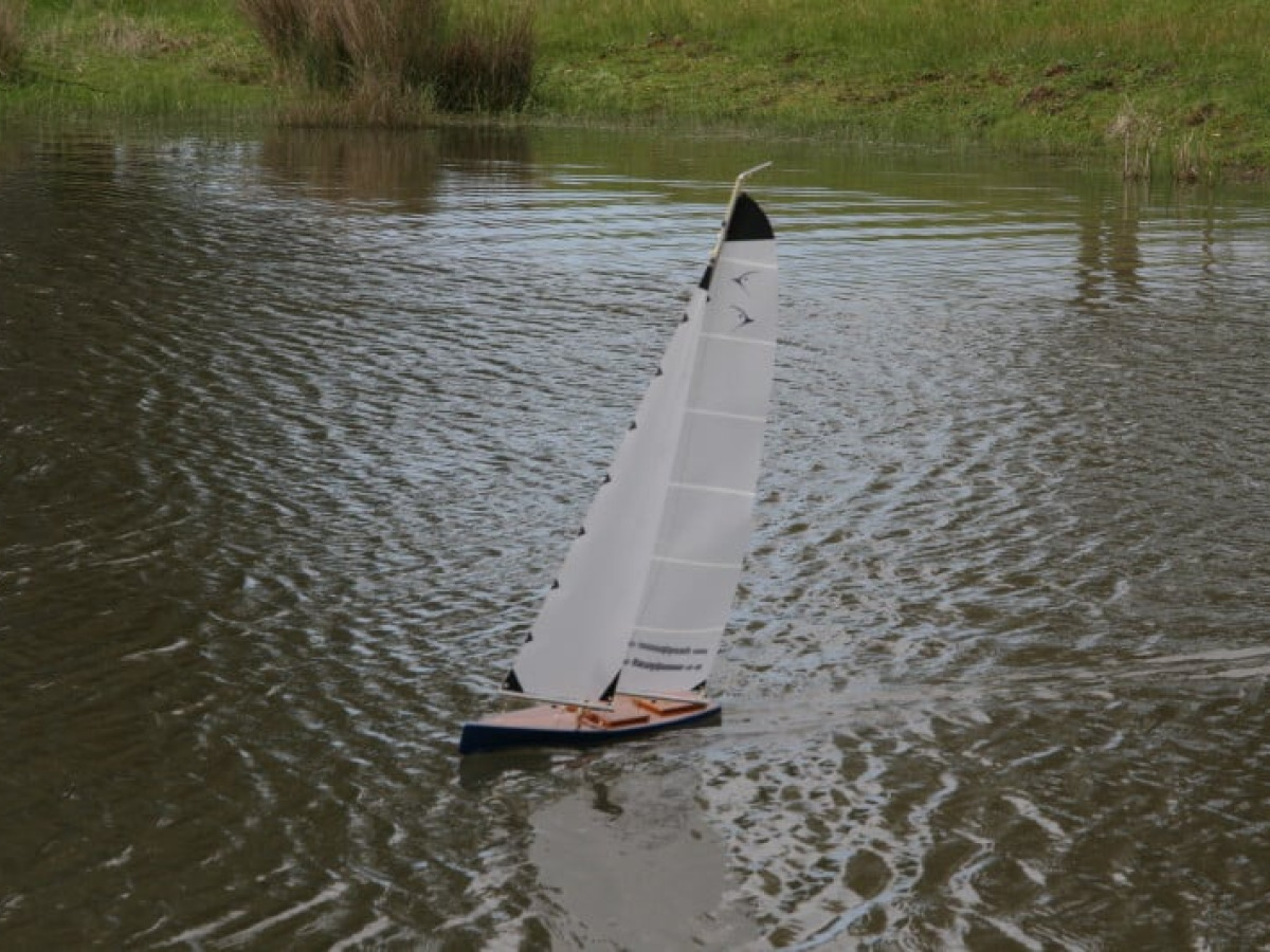 John Perth sailing on maiden sail day