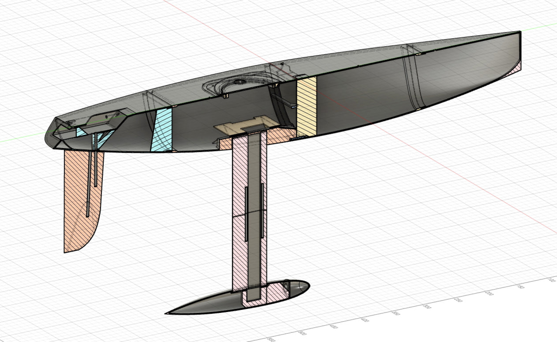 3d cutaway shot