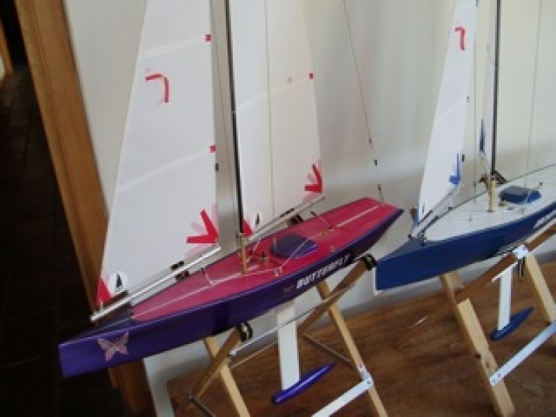 Jerome Declerck's model yacht butterfly