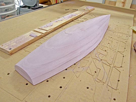 Hull plug made from laser router cutter